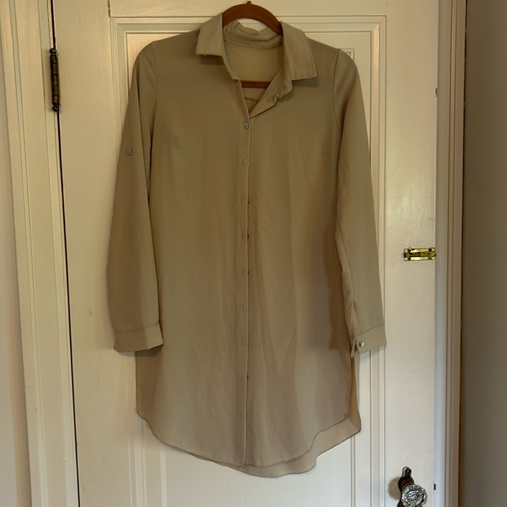 Sheer flowy blouse